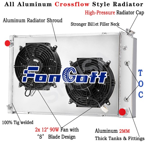 Row radiator shroud - shroud, for