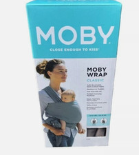 moby baby wrap- Classic Slate