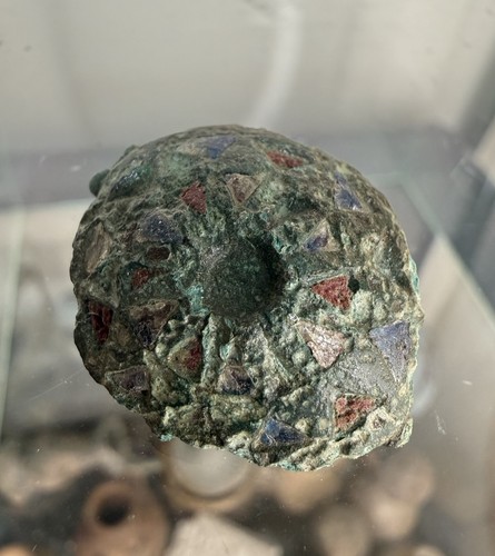 Ancient roman bronze enamelled - ancient,