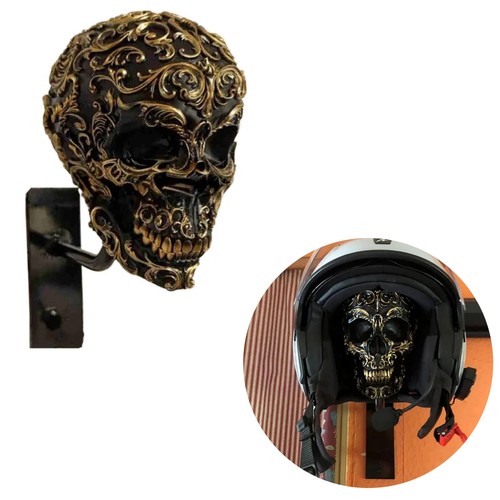 Motorcycle helmet holder rack - motorcycle,