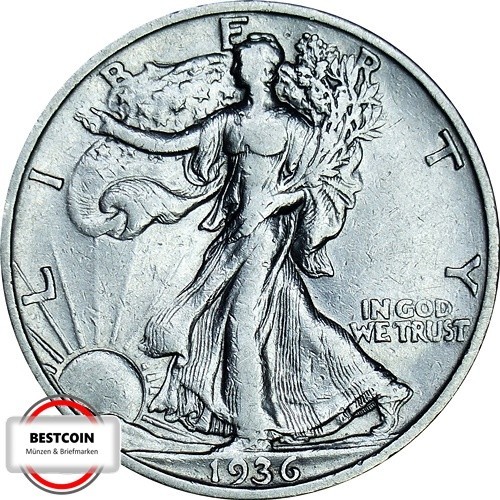 Usa 142 half dollar - km,
