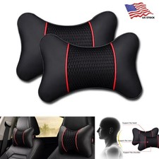 2PCS Car Headrest Pillow