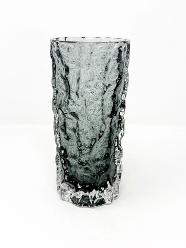 Whitefriars glass bark vase - glass,