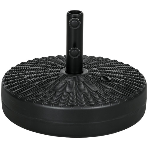 Round parasol base rattan - parasol,