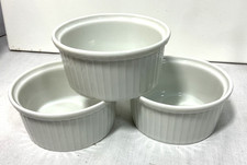3 x Pillivuyt France Porcelain