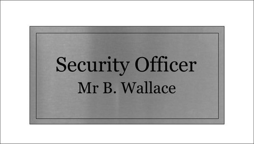 Security officer personalised - security,