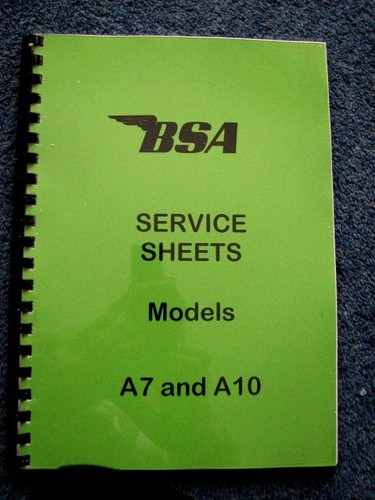Bsa workshop manual - workshop, service