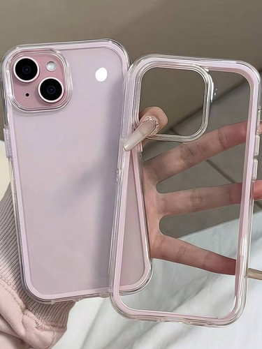 Clear pink phone case for - phone,