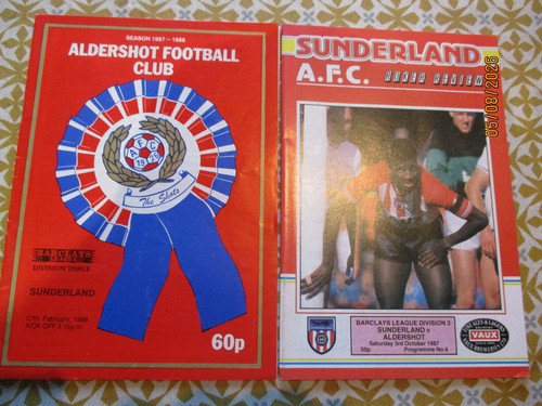 Sunderland versus aldershot - sunderland,