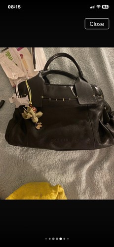 Radley black pebbled - black, leather