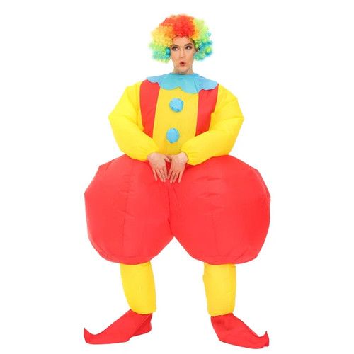 Inflatable clown costume adult - inflatable,