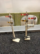 Crescent Three Signal Arm + Triang Single OO gauge, Working #90