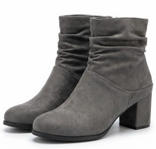 Womens Block Heel Boots Ladies