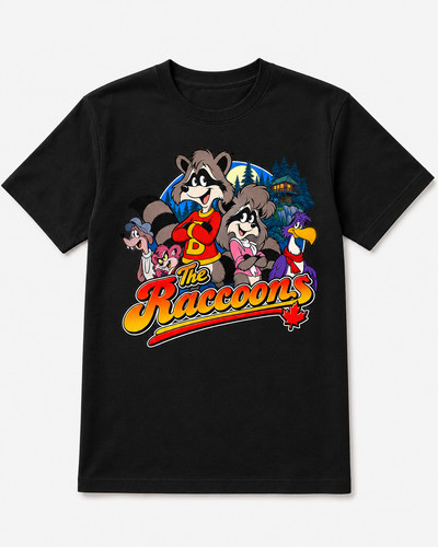 The raccoons retro cartoon - the,