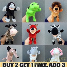 Animal Hand Puppets Finger Full Body Muppet Plush Soft Toys Doll Story Telling