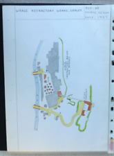 B321 Railway Plan Map WRAGG REFRACTORY WORKS LOXLEY Sheffield A4 Size