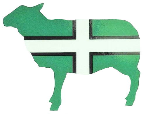 Devon flag sheep external - sheep,