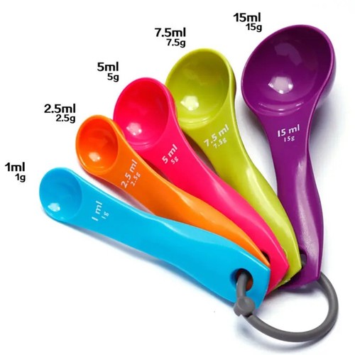 5pcs salt oil spoon lovely - oil,