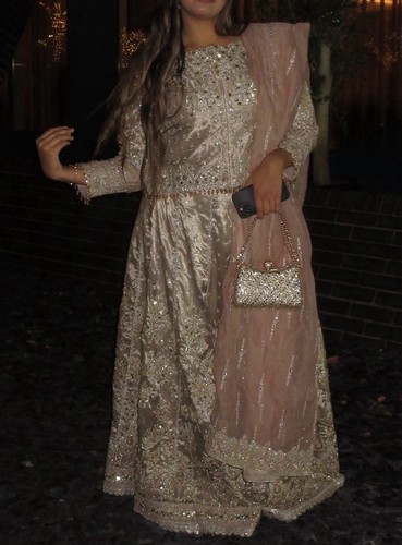 Qalamkar embroidered lehenga - qalamkar,