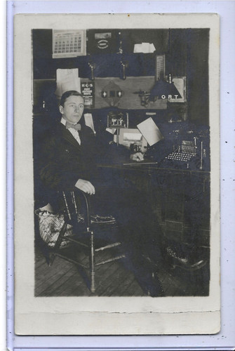 Real photo postcard - rppc,
