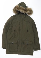 Redherring Men's Green Hooded