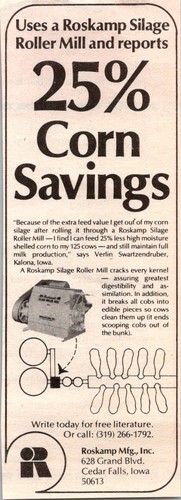 Roskamp mfg inc silage - mfg,