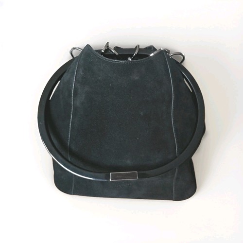 Gucci black suede - hobo, bag