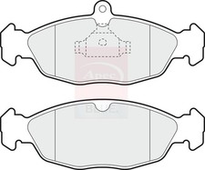 Brake Pads Set fits OPEL CORSA