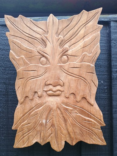 Wooden fair trade hand - wooden, carved