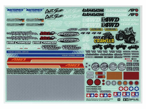 Tamiya 54630 sponsor - tamiya, sticker