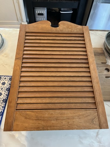 Vintage wood louvered - wood,