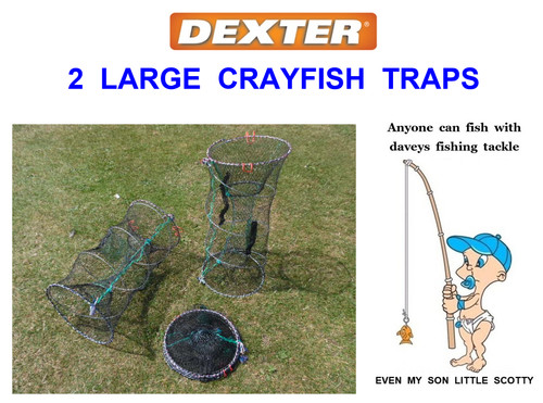Large dexter crayfish traps - dexter,