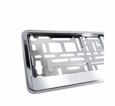 Chrome Super Gloss Number Plate Surround Holder Frame for any Car