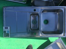 Cooke&Lewis Passo 1.5 Deep Bowl Reversible Stainless Steel Kitchen Sink ex-displ