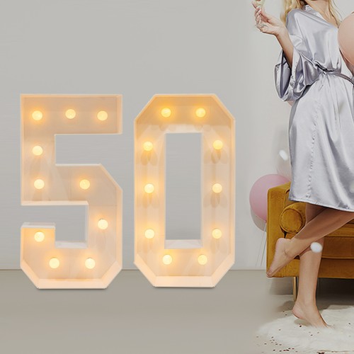 40in marquee light numbers - 40in,