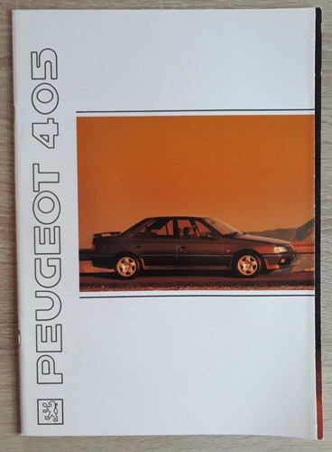 Peugeot 405 saloons brochure - peugeot,