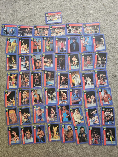 Classic wwf 1990 trading cards - classic,