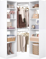Corner Closet System with 12