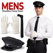 Mens Chauffeur Fancy Dress Hat