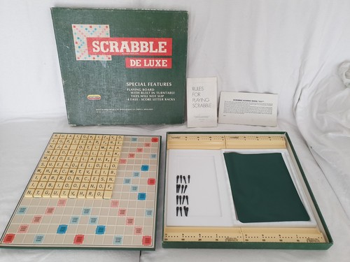 Vintage scrabble deluxe board - vintage,