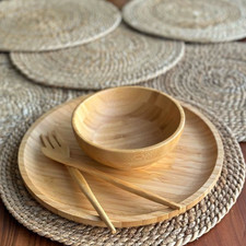 Natural Table Mat Round