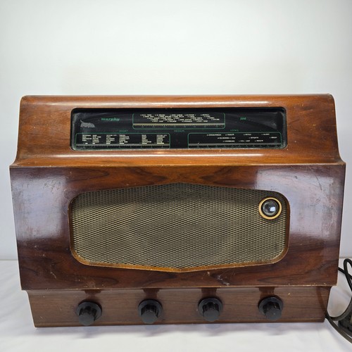 Vintage a186 wooden case valve - a186,