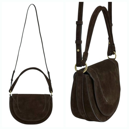 New zara brown - new, suede
