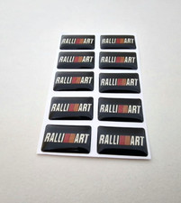 10x Mitsubishi Ralliart 3D
