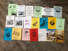Motor cycle racing grass track programmes x 20