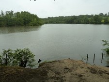 Photo A3 Balcombe Lake in the rain  c2011