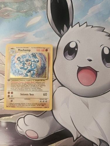 Pokémon machamp holo 1st - machamp,
