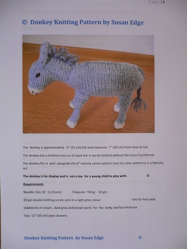 Donkey knitting pattern for - knitting,