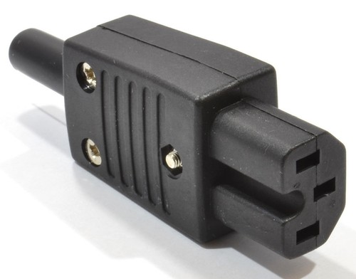 Plug rewirable iec socket c15 - iec,