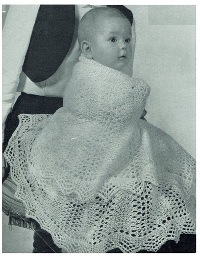 Baby shawls patons - baby, round